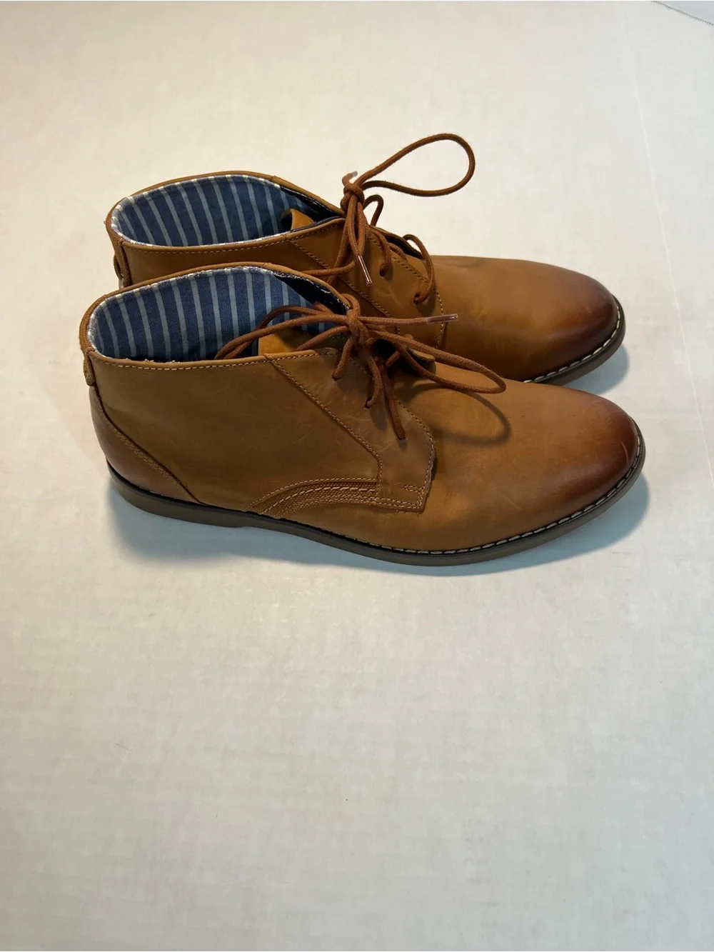 Sperry Top Sider Brown Leather Chukka Boots Men's Size 8.5 Casual Lace Up